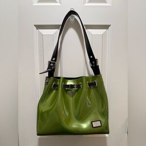 Beijo Classic Green and Black Women's Bag